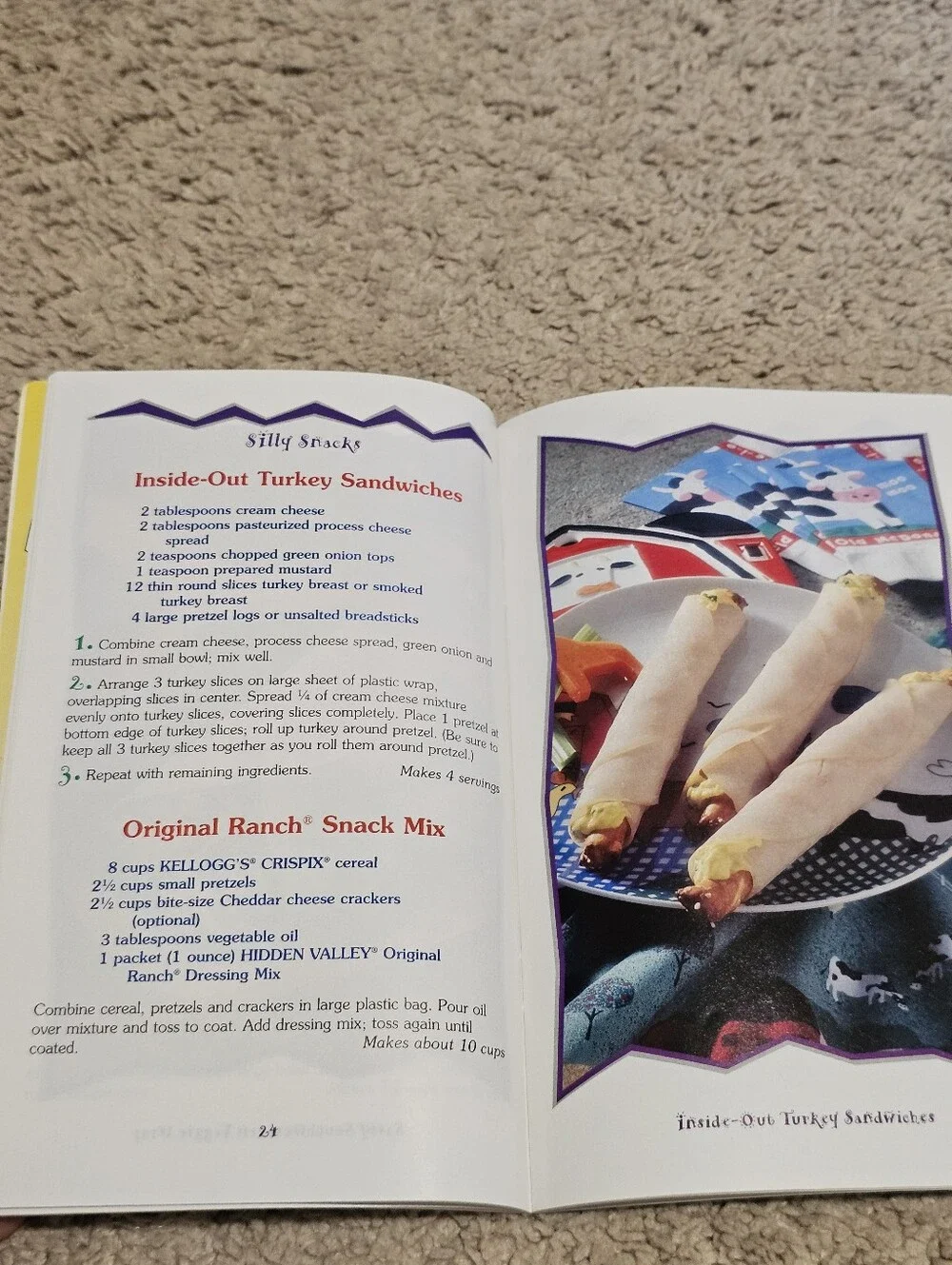 New! Vintage Cookbook Just for Kids Cool Snacks Sweet Treats Favorite Recipes